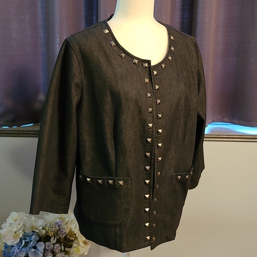 New York Clothing Co studded jacket